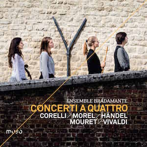 Album cover MU-034 Concerti a quattro - Ensemble Bradamante